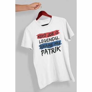 MMO Pánské tričko Patrik Barva: Bíla, Velikost: XL