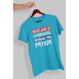 MMO Pánské tričko Patrik Barva: Tyrkysová, Velikost: XL