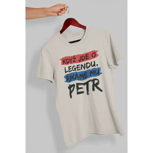 MMO Pánske tričko Petr Barva: Ledově šedá, Velikost: XL