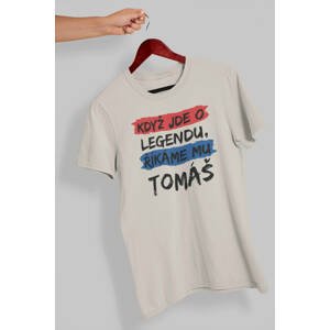 MMO Pánské tričko Tomáš Barva: Ledově šedá, Velikost: XL