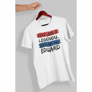 MMO Pánské tričko Eduard Barva: Bíla, Velikost: XS