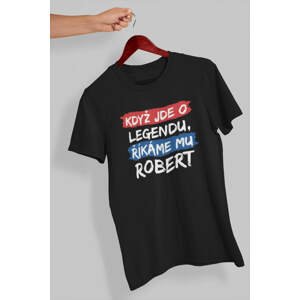 MMO Pánské tričko Robert Barva: Černá, Velikost: 3XL