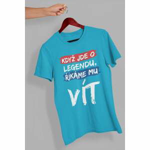 MMO Pánské tričko Vít Barva: Tyrkysová, Velikost: XL