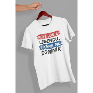 MMO Pánské tričko Dominik Barva: Bíla, Velikost: XS