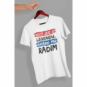 MMO Pánské tričko Radim Barva: Bíla, Velikost: XL