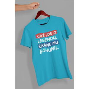 MMO Pánské tričko Bohumil Barva: Tyrkysová, Velikost: XL