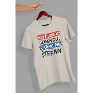 MMO Pánské tričko Štefan Barva: Ledově šedá, Velikost: XL