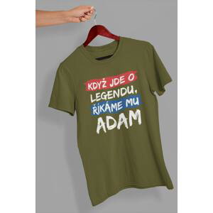MMO Pánské tričko Adam Barva: Khaki, Velikost: S