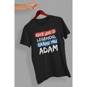 MMO Pánské tričko Adam Barva: Černá, Velikost: L