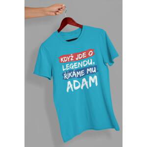 MMO Pánské tričko Adam Barva: Tyrkysová, Velikost: L