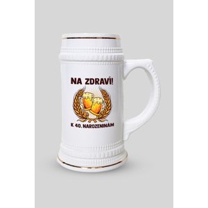 MMO Půllitr na pivo k 40. narozeninám