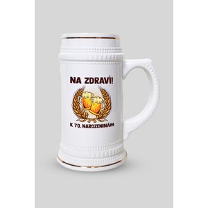 MMO Půllitr na pivo k 70. narozeninám