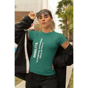 MMO Dámské tričko Debilita Barva: Smaragdově zelená, Velikost: 2XL