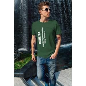 MMO Pánské tričko Debilita Barva: Láhvově zelená, Velikost: XL