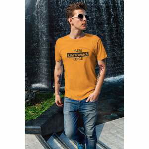 MMO Pánské tričko Jsem limitovaná edice Barva: Mandarínková oranžová, Velikost: XS