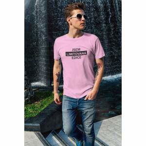 MMO Pánské tričko Jsem limitovaná edice Barva: Ružová, Velikost: S