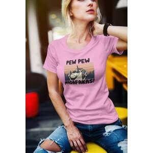 MMO Dámské tričko Madafakas Barva: Ružová, Velikost: XS
