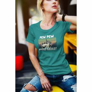 MMO Dámské tričko Madafakas Barva: Smaragdově zelená, Velikost: XL