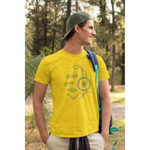 MMO Pánské tričko Najdi svou cestu Barva: Žlutá, Velikost: 2XL