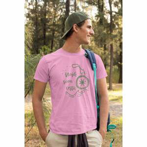MMO Pánské tričko Najdi svou cestu Barva: Ružová, Velikost: M