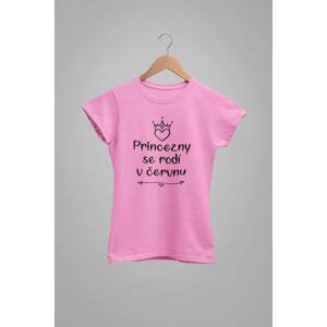 MMO Dámské tričko Princezny se rodí v červnu Barva: Ružová, Velikost: XS
