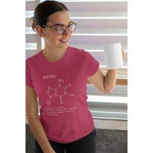 MMO Dámské tričko Kofeín Barva: Purpurová, Velikost: L