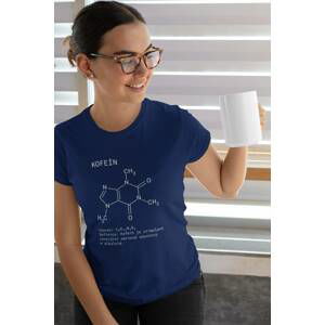 MMO Dámské tričko Kofeín Barva: Půlnoční modrá, Velikost: S