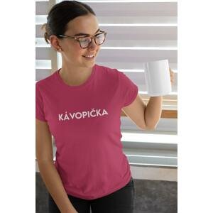MMO Dámské tričko Kávopička Barva: Purpurová, Velikost: L
