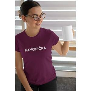 MMO Dámské tričko Kávopička Barva: Fuchsiová, Velikost: L