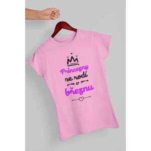 MMO Dámské tričko Březen Barva: Ružová, Velikost: L