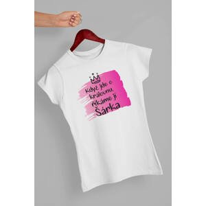 MMO Dámské tričko Šárka Barva: Bíla, Velikost: XL