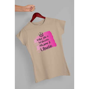 MMO Dámské tričko Libuše Barva: Písková, Velikost: M