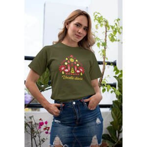 MMO Dámské tričko Urostlé děvče Barva: Khaki, Velikost: XL