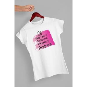 MMO Dámské tričko Andrea Barva: Bíla, Velikost: 2XL