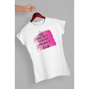 MMO Dámské tričko Eva Barva: Bíla, Velikost: XL