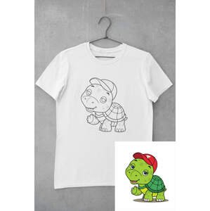 MMO Dětské tričko vymaluj si Želva Veľkosť /2.0: 110