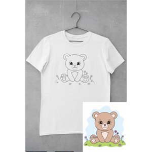 MMO Dětské tričko vymaluj si Medvídek Veľkosť /2.0: 110