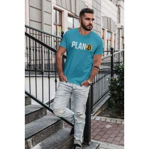MMO Pánské tričko Plan B Barva: Tyrkysová, Velikost: XL
