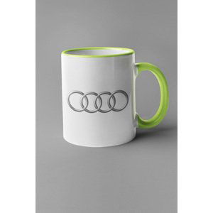 MMO Hrnek s logem auta Audi Barva: Zelená
