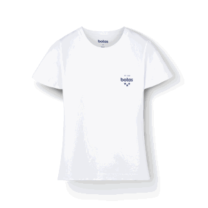 Botas Triko Basic White dámské triko s krátkým rukávem bavlněné bílé | česká výroba ze Zlína