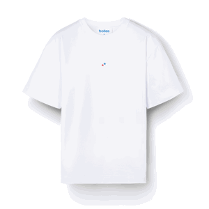 Botas Triko Stars White triko s krátkým rukávem bavlněné bílé | česká výroba ze Zlína