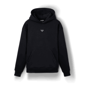 Botas Mikina Hoodie Black - bavlněná mikina černá | česká výroba ze Zlína