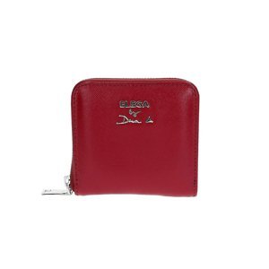 ELEGA by Dana M Malá zipová peněženka červená rubín/stříbro