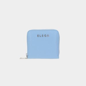 ELEGA Malá zipová peněženka ELEGA modrá/stříbro