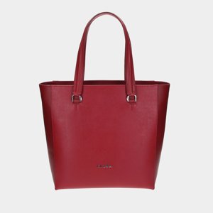 ELEGA Velká shopper Greisy červená/stříbro