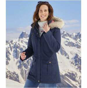 Parka Atlas for Women s kapucí lemovanou umělou kožešinou