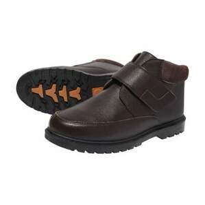 Pohodlné kožené kotníkové boty na suchý zip