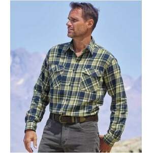 Kostkovaná flanelová košile Yellowstone
