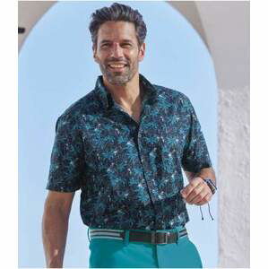 Letní popelínová košile Ibiza s květinovým potiskem