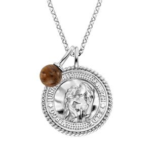 Engelsrufer Stříbrný náhrdelník Panna ERN-VIRGO-TEZI (řetízek, 2x přívěsek)